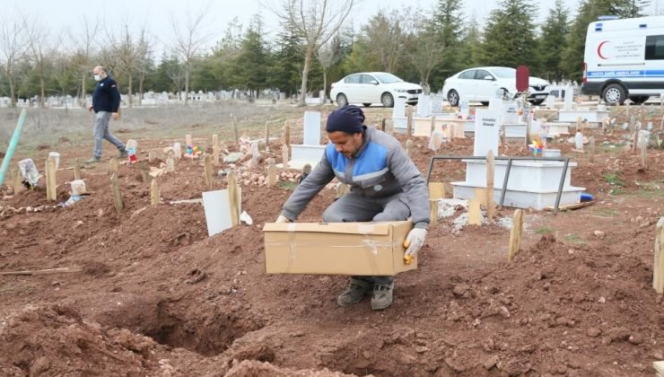 Eskişehir’de şehir çöplüğünde ölü bulunan bebek defnedildi