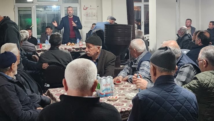 Sarıcakaya’da Yeniden Refah Partisi Belediye Başkan Adayı Faruk Güler coşkuyla karşılandı