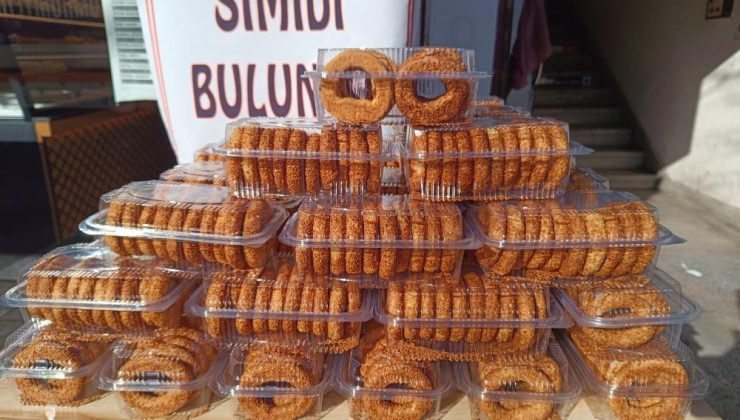 Eskişehir’de Kandil simitleri tezgahlarda yerini aldıEskişehir’de