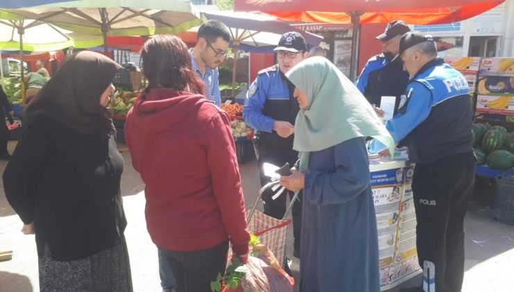 Eskişehir’de hırsızlıkları önlemek için vatandaşlara bilgilendirme yapıldı