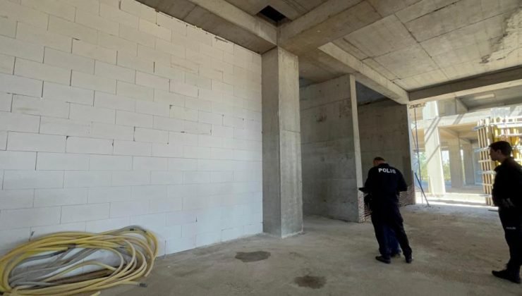 Eskişehir’de yüksekten düşen inşaat işçisi yaralandı