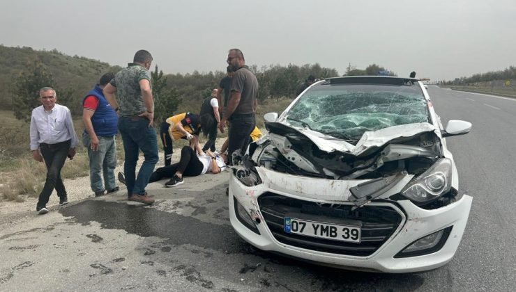 Eskişehir’de tıra arkadan çarpan otomobil sürücüsü yaralandı