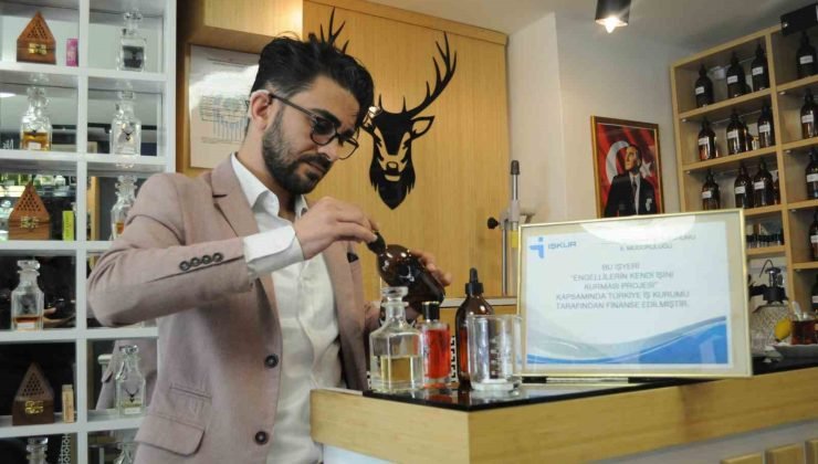 Engeli çalışma tutkusunun önüne geçemedi