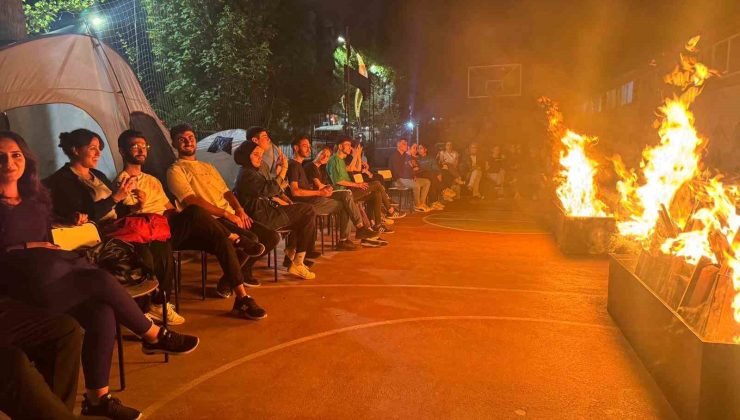 Gediz spor sahalarında müzik şöleni