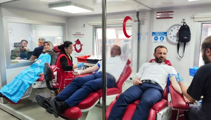 Kütahya’da AK Parti’den kan bağışı kampanyası