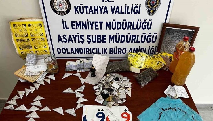 Kütahya’da “üfürükçü” operasyonu: 4 kişi gözaltına alındı