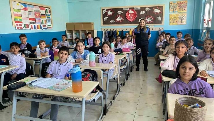 Öğrenciler güvenli internet ve 112 ihbar hattı ile tanıştı