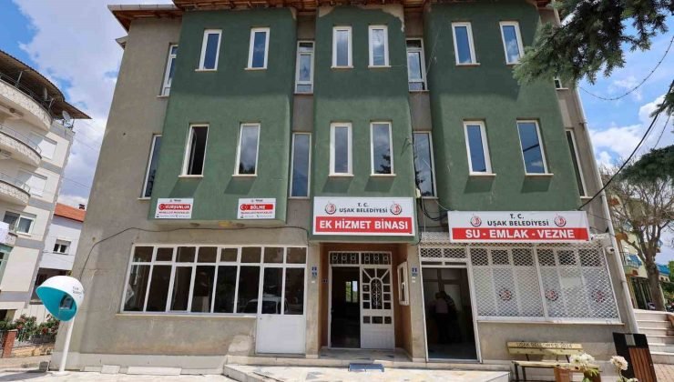 Uşak Belediyesi vatandaşla kolaylık olması için yeni vezne açtı