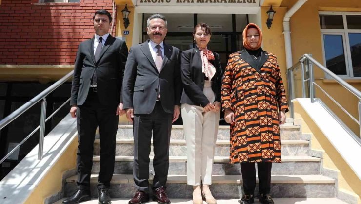 Vali Aksoy’dan İnönü’ye ziyaret
