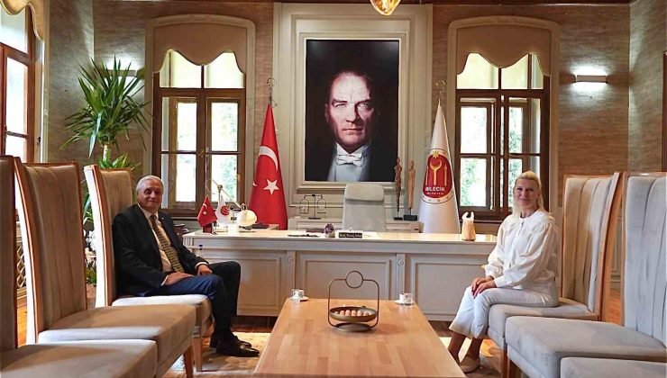 Başkan Bakkalcıoğlu, Melek Mızrak Subaşı’nı makamında ziyaret etti