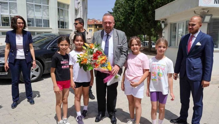 Başkan Yalım çevreci projelere destek vermeye devam ediyor