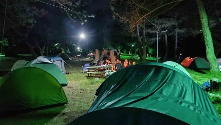 Bayramda Küçükelmalı Tabiat Parkına ziyaretçi akını