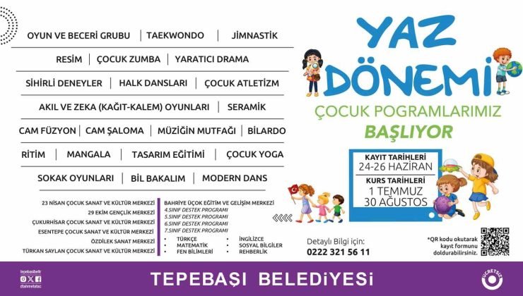 Çocuk programları, destek programları ve oyun grupları için kayıtlar başlıyor