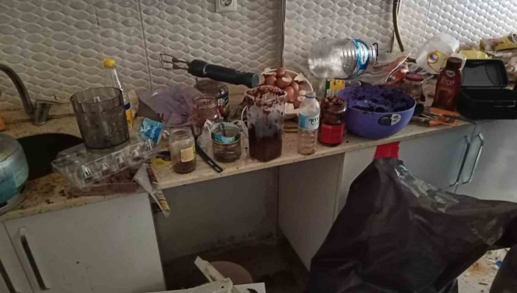 Çöp ev mahkeme kararı ile temizlenebildi