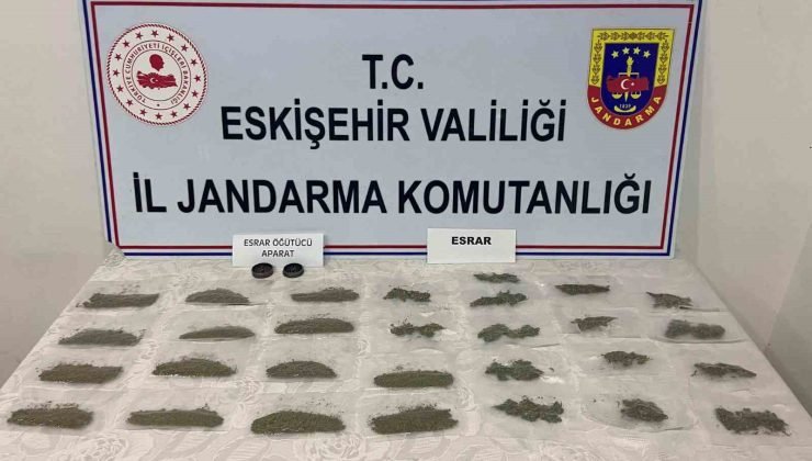 Jandarma ekiplerinden uyuşturucu madde operasyonu