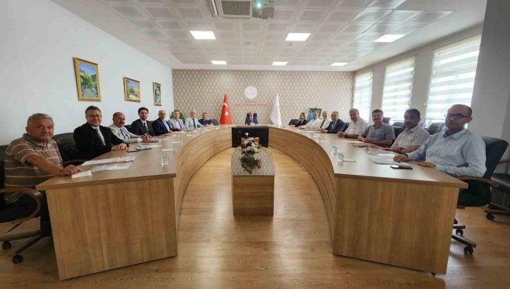 Kütahya’da ilçe milli eğitim müdürleri sene sonu değerlendirme toplantısı