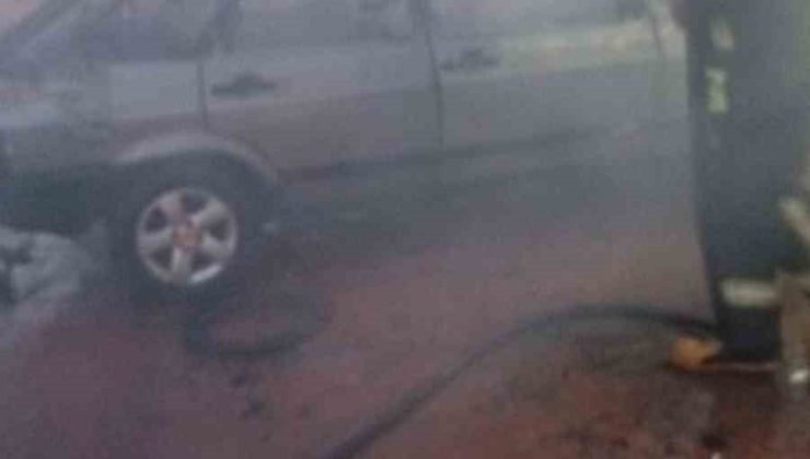 Otomobilin LPG tankı patladı, biri çocuk 3 kişi yaralandı