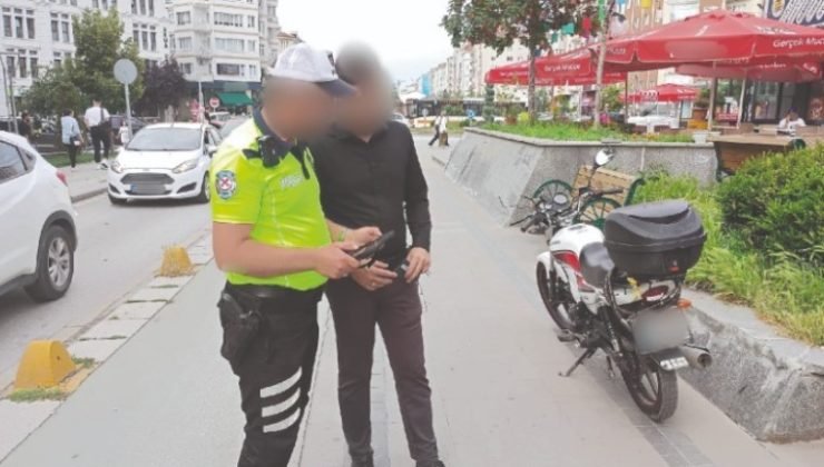 Polis ekiplerinden araç trafiğine kapalı bölgelerde denetim