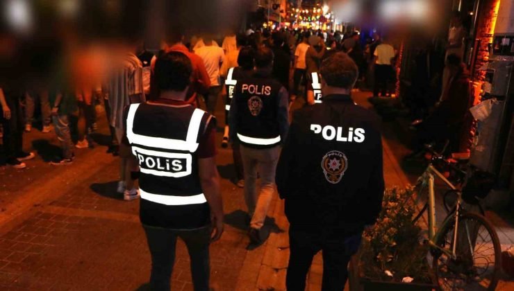Polis ekiplerinden kent merkezinde asayiş uygulaması