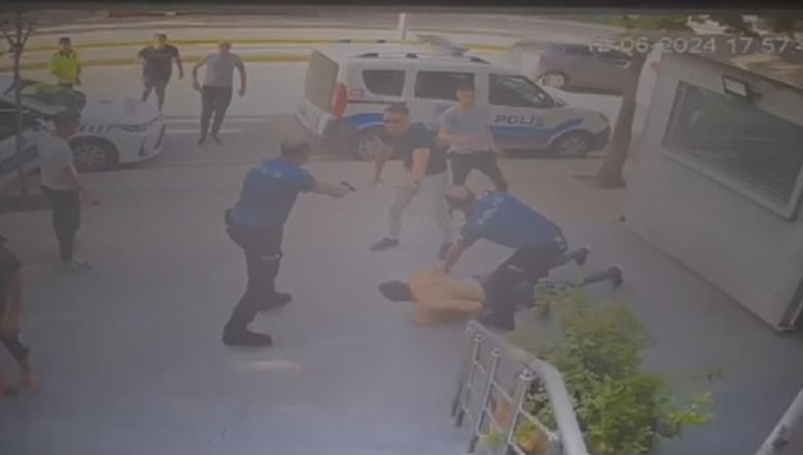 Polis noktasına darp etmeye gelen şüpheliler anında müdahale