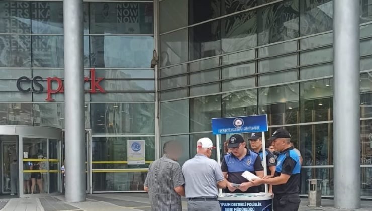 Polisler vatandaşları dolandırıcılık ve hırsızlık olaylarına karşı bilgilendirdi