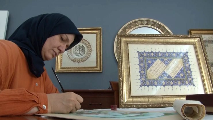Sanatçı Naciye Temerit: “Tezhip; el yazmalarının altınla bezendiği bir Osmanlı saray sanatıdır”