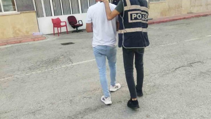 12 ayrı suç kaydı olan ve hapis cezasıyla aranan şahsı polis yakaladı