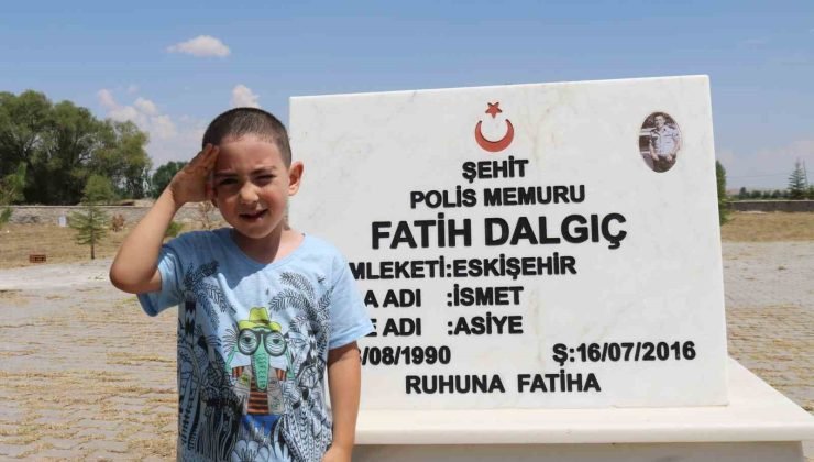 15 Temmuz şehidinin 5 yaşındaki yeğeni de dayısı gibi polis olmak istiyor