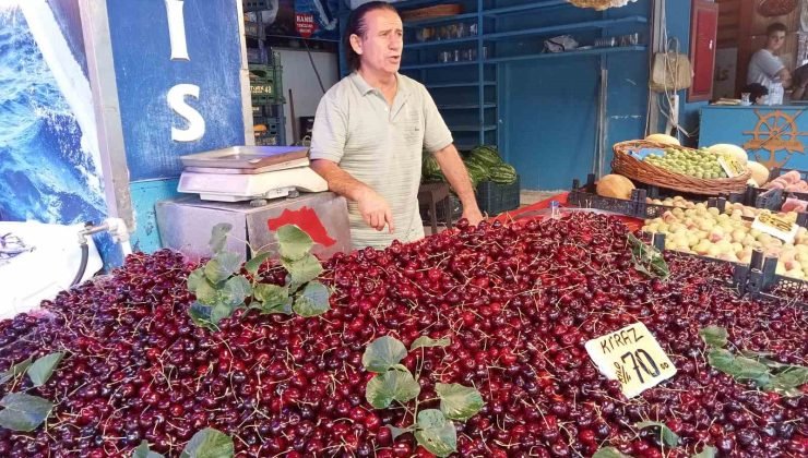 Az yağış ve don kiraz üretimini düşürdü