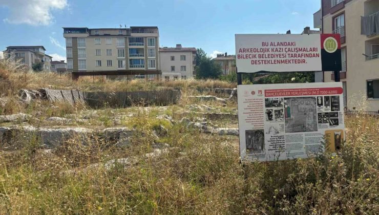 Bilecik’te 9 bin yıllık yaşam alanı otluğa döndü