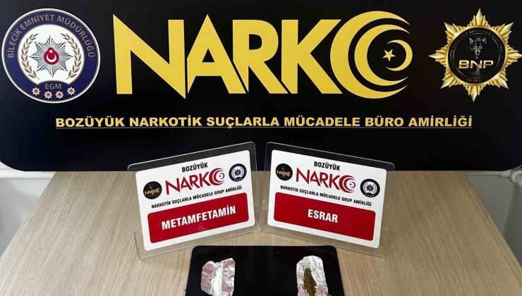 Bilecik’te düzenlenen uyuşturucu operasyonunda  1 şüpheli yakalandı