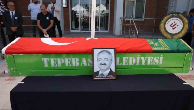 Cinayete kurban giden Prof. Dr. Karasu, son yolculuğuna uğurlandı