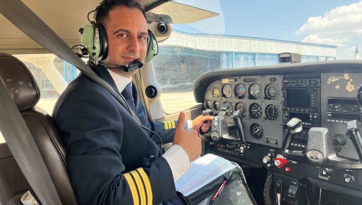Çocukluk hayali pilotluk mesleğini yapmak için Tıp Fakültesini bıraktı