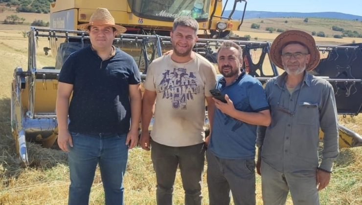 Dazkırı’da biçerdöver ve bitki sağlığı kontrolü