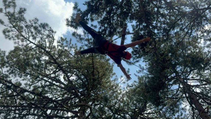 Gediz’de macera ip parkuru eğitimleri sona erdi