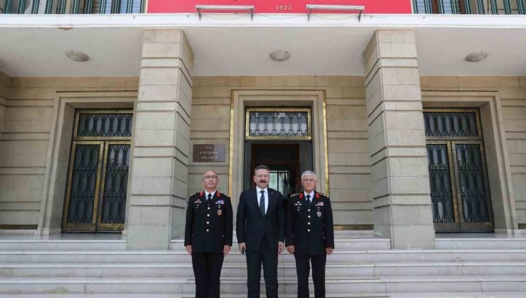 Jandarma Genel Komutanı Orgeneral Arif Çetin, Vali Aksoy’u ziyaret etti