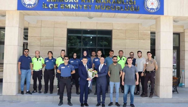 Kaymakam Bilici, birlikte görev yaptığı kamu çalışanlarına veda etti