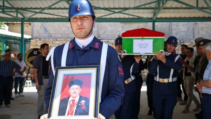 Kıbrıs gazisi Ekin son yolculuğuna uğurlandı