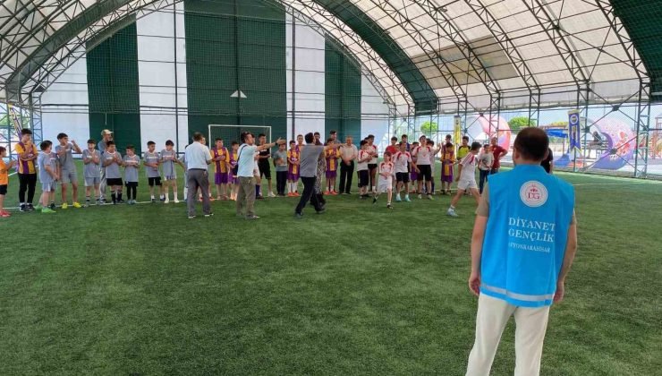 Kur’an Kursu öğrencilerinin futbol turnuvası sona erdi