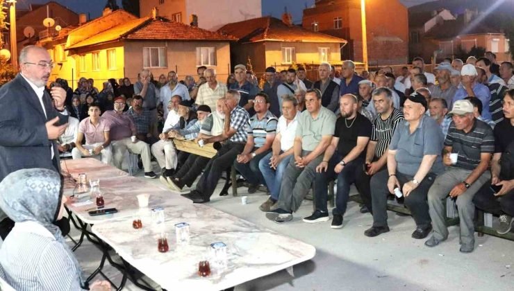 Kütahya’da AK Parti’nin ’Mahallede Hasbihal’ programına ilgi