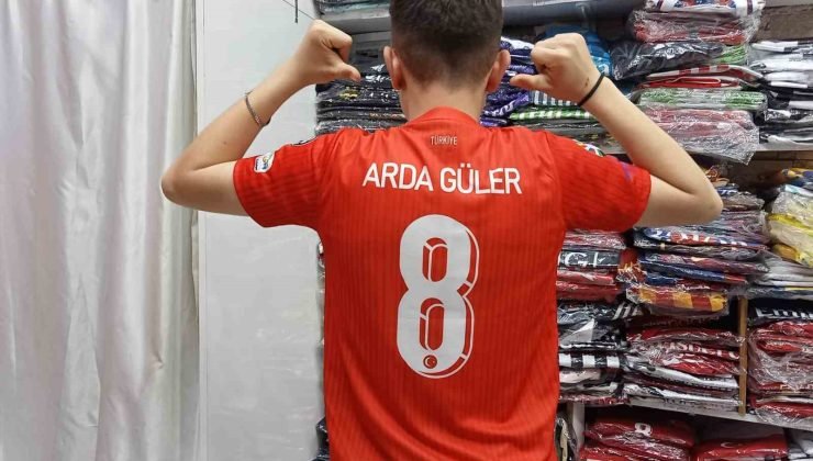 Milli takım formalarından en çok tercih edilen Arda Güler oldu