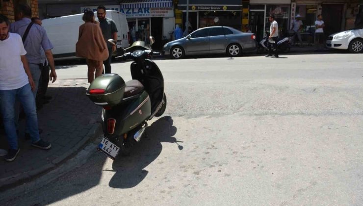 Otomobil ile motosiklet çarpıştı, 1 kişi yaralandı