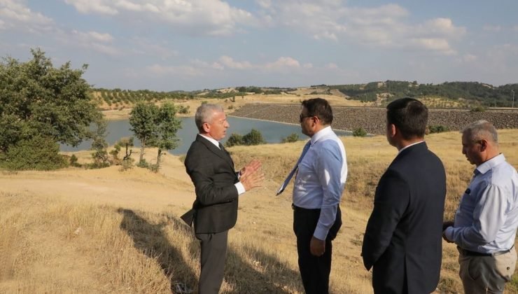Şaphane’de sulama göledi mesire alanına dönüştürülüyor