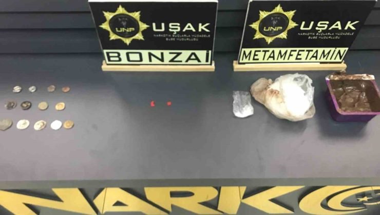 Uşak’taki uyuşturucu operasyonunda 2 kişi tutuklandı