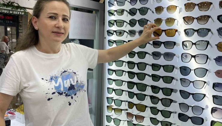 Yazın gelmesiyle birlikte güneş gözlüğü satışları arttı