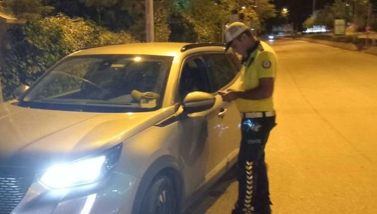 139 araç sürücüsüne 223 bin 540 TL trafik cezası uygulandı