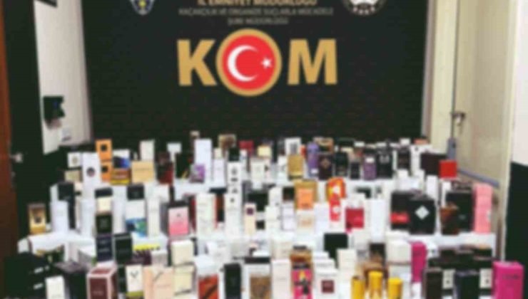 Afyonkarahisar’da binlerce adet gümrük kaçağı parfüm ele geçirildi