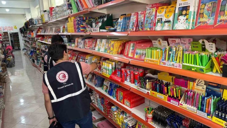 Afyonkarahisar’da kırtasiyeler denetlendi
