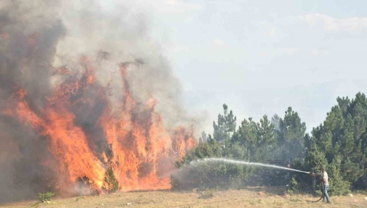 Akharım yangını kontrol altına alındı