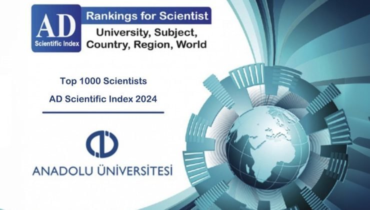 Anadolu Üniversitesi’nin birçok öğretim üyesi 12 farklı alandaki sıralamada yer aldı